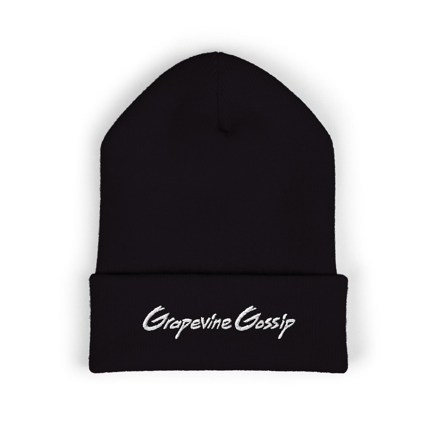 Grapevine Gossip Classic Cuffed Beanie (Embroidery)