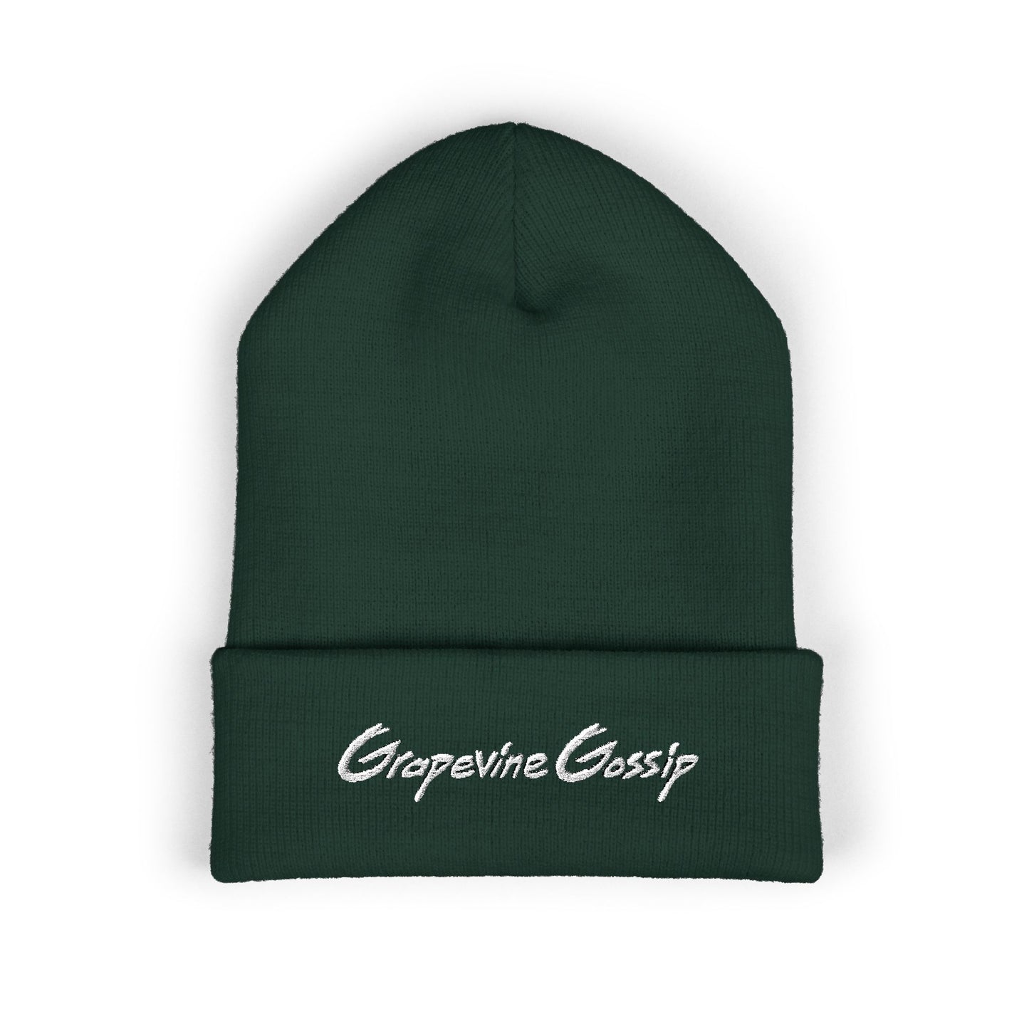 Grapevine Gossip Classic Cuffed Beanie (Embroidery)