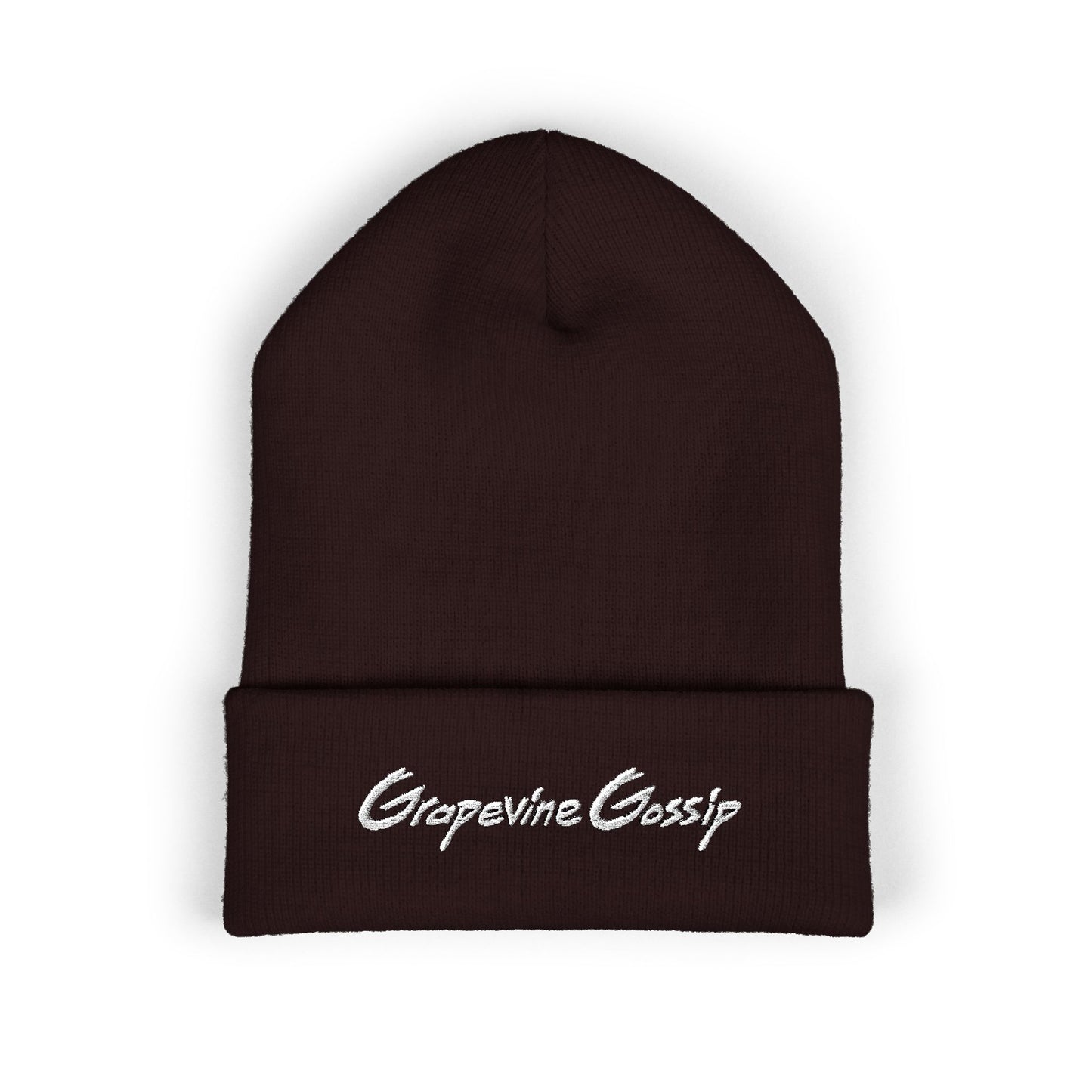 Grapevine Gossip Classic Cuffed Beanie (Embroidery)