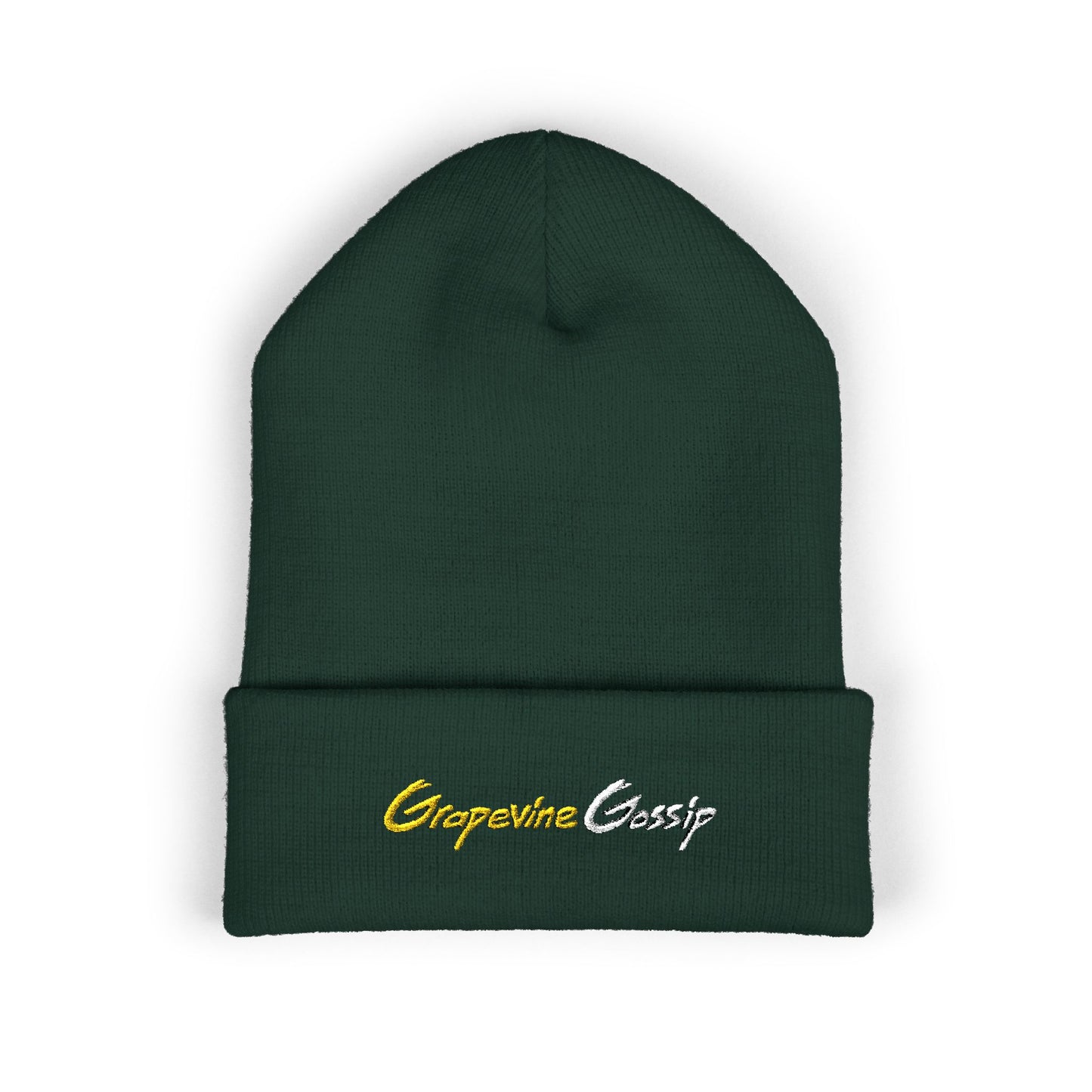 Grapevine Gossip Classic Cuffed Beanie (Embroidery)