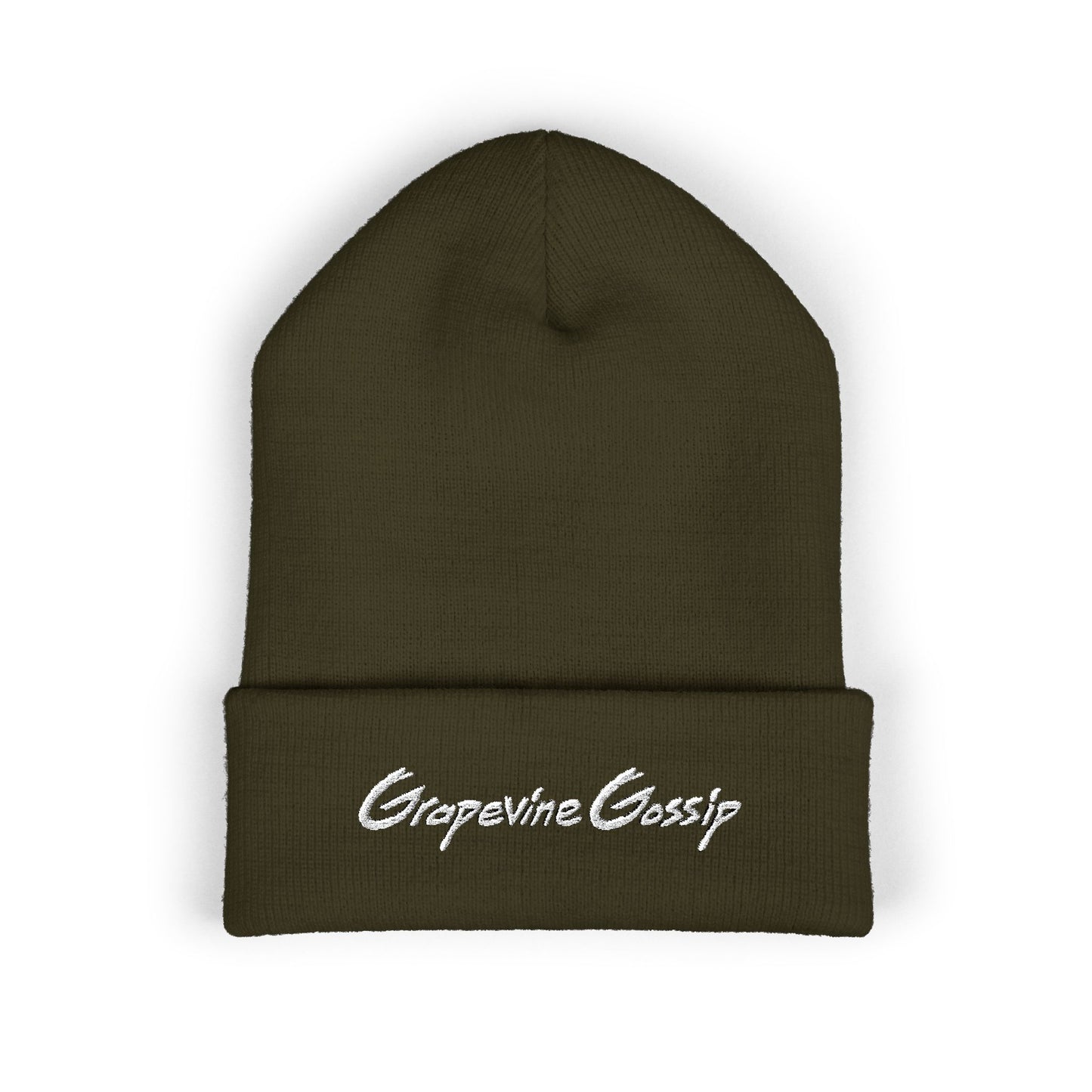 Grapevine Gossip Classic Cuffed Beanie (Embroidery)