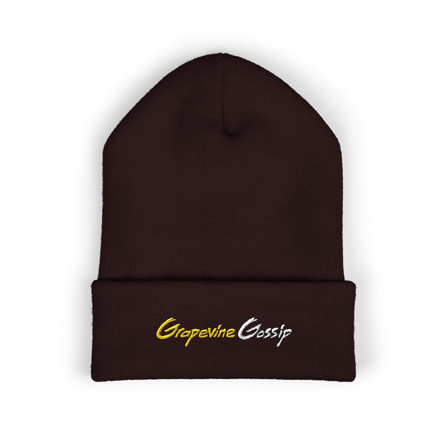 Grapevine Gossip Classic Cuffed Beanie (Embroidery)