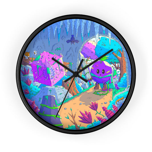 The Bizarre Adventures Of GrapeBoi Wall Clock