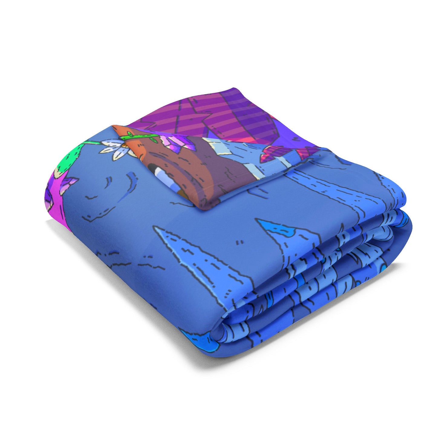 The Bizarre Adventures Of GrapeBoi Arctic Fleece Blanket