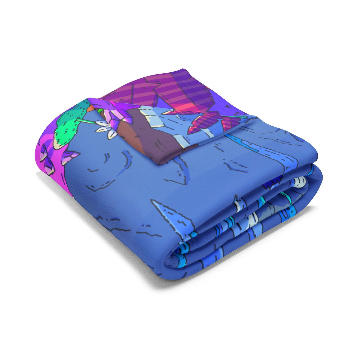 The Bizarre Adventures Of GrapeBoi Arctic Fleece Blanket