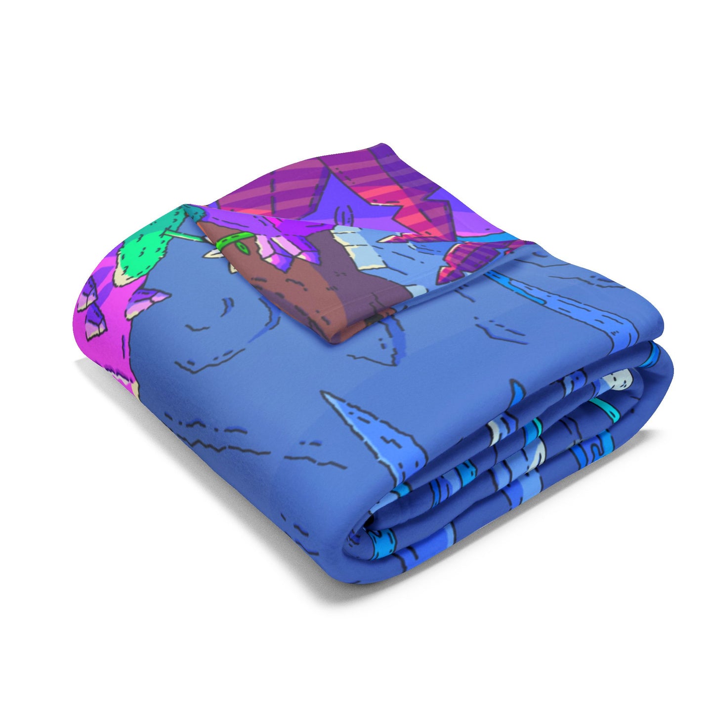 The Bizarre Adventures Of GrapeBoi Arctic Fleece Blanket